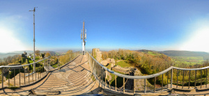 Kugelpanorama
                                                    auf der Kssaburg