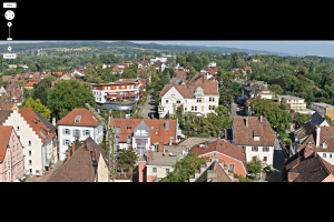 Radolfzell am Bodensee
                                          vom Mnsterturm aus -
                                          Blickrichtung Ost