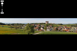 Dorf und Schloss
                                          Freudental auf dem Bodanrck
                                          am Bodensee