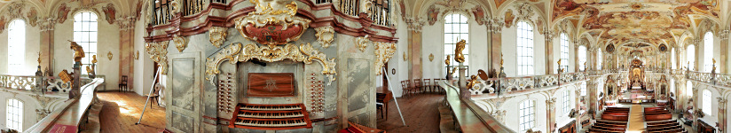 Klosterkirche Birnau von
                                    Hegau-Panorama