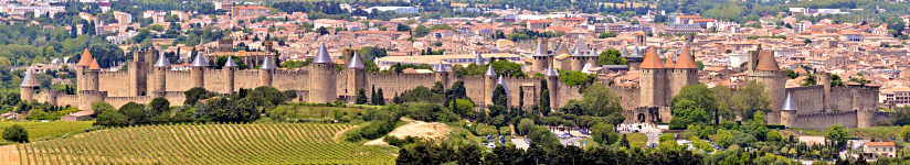 Carcassone von Hegau-Panorama