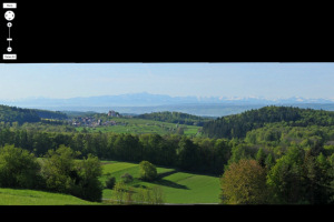 Blick von Langenrain nach
                                          Sden