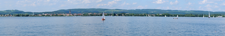 Radolfzell von Iznang aus
                                          gesehen