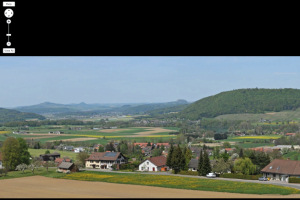 Blick auf Stein am Rhein,
                                          Hohenklingen und Hegau